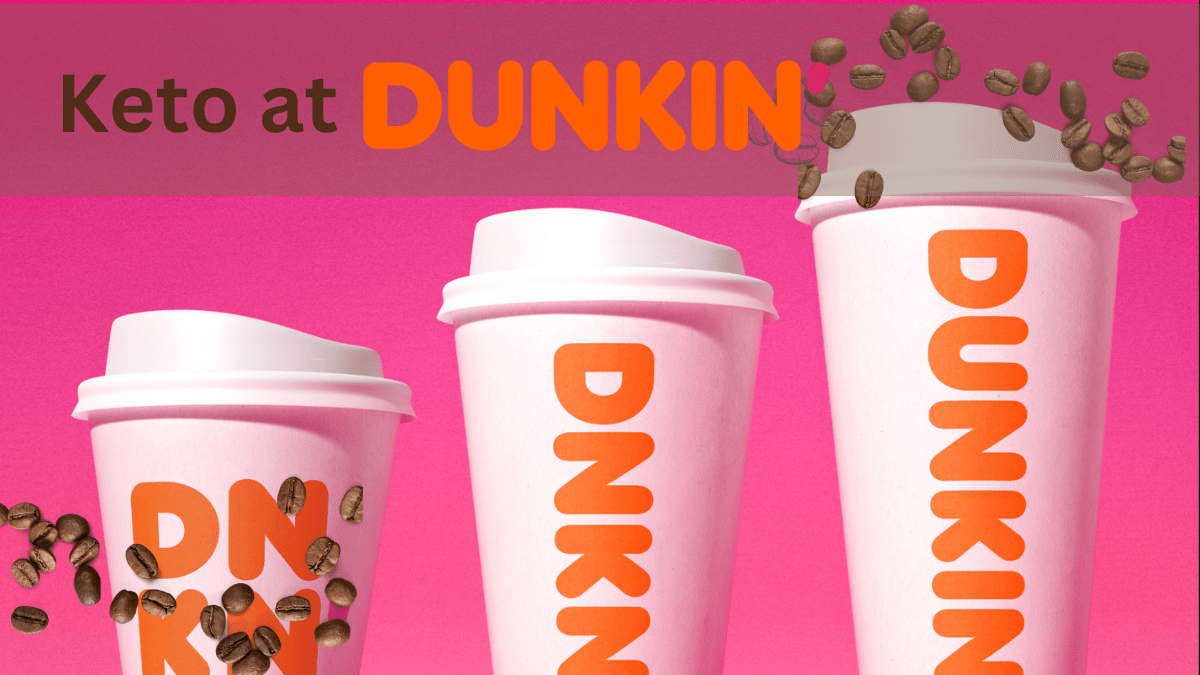 keto at dunkin donuts