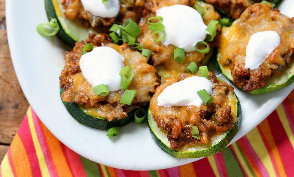 Keto Taco Zucchini Bites