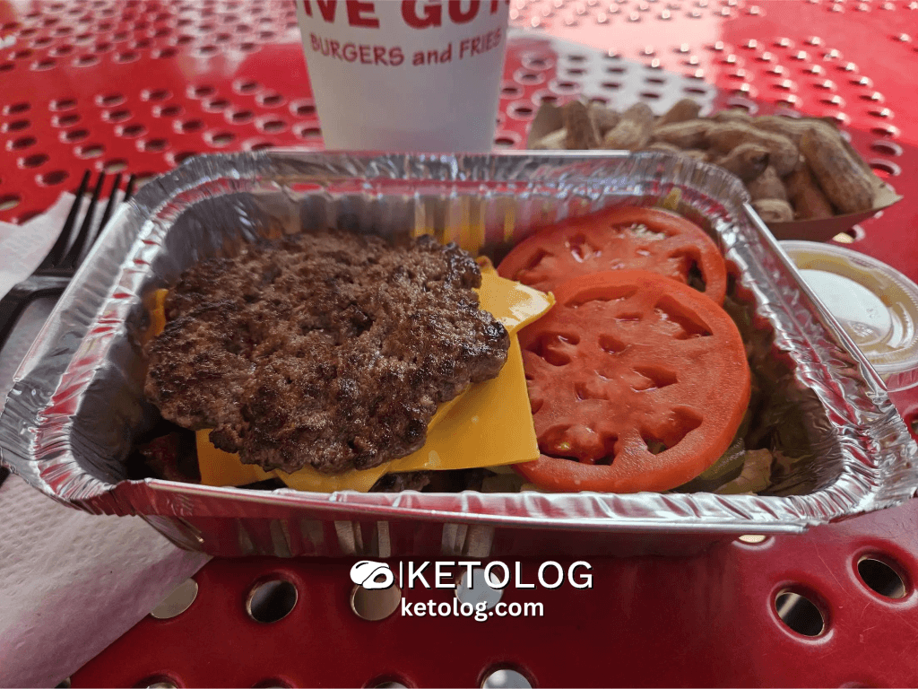 keto bowl at five guys