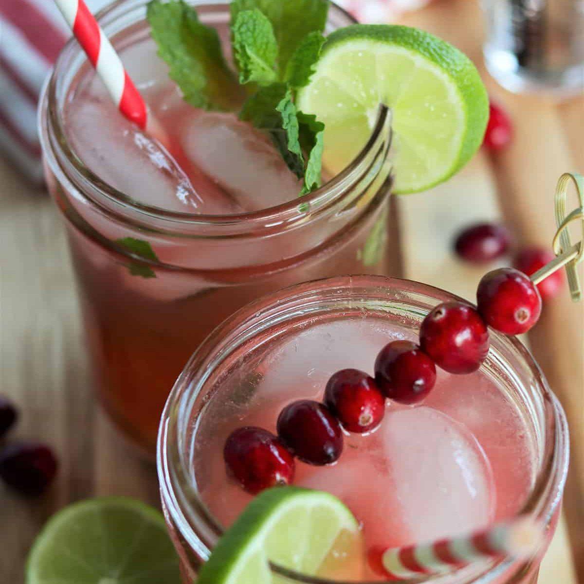 keto cranberry mojito
